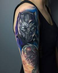 Marvel Tattoo Photo By Michalwurszt On Instagram Marveltattoo Blackpanther Blackpanthertattoo Tchalla Marvel Marv Marvel Tattoos Tattoos Fan Tattoo