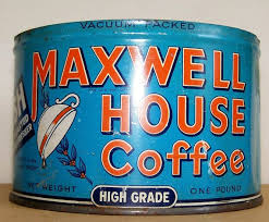 Vintage Coffee Can Coffee Tin Maxwell House Maxwell House Coffee Coffee Tin Vintage Coffee