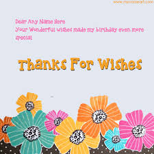 Thanksgiving quotes for anniversary wishes. Thank You Message Card With My Name