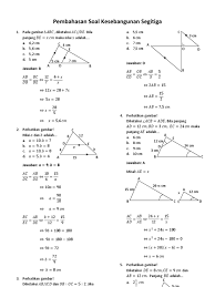 Demikian link download soal matematika kelas 9 smp bab kesebangunan dan kunci jawaban. Soal Dan Pembahasan Kesebangunan Segitiga