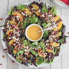 30 Fresh Christmas Salad Recipes To Add A Plate Of Health On Your Holiday Table Hike N Dip Christmas Salad Recipes Salad Presentation Vegan Christmas Dinner