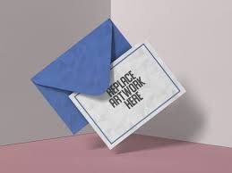 Free for personal and commercial use. Modern Greeting Card Mockup Mockup Love