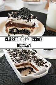 Simple Classique Oreo Icebox Dessert Recettes In 2020 Oreo Dessert Recipes Oreo Cake Recipes Oreo Dessert