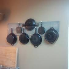 My Cast Iron Cookware Display And I Love Cooking With It Cast Iron Decor Cast Iron Cookware Display Iron Storage