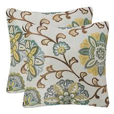 Punch needle pillow, punch pillow cover, pillow case, floral pattern, cushion cover, punch pillow, decorative sofa pillow, bohomian pillow freely formed designs on flower lilly punch pillow match colors from nature, while promising to complement plant decors in homes. Pack Of 2 Simpledecor Throw Pillow Covers Decorative Pillow Cases 20x20 Inches Jacquard Floral Pattern Teal Brown Cream Walmart Com Walmart Com