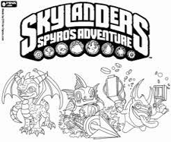 My skylanders obsessed kids now have something to do when they're not playing the game that's hugely popular right now! Skylanders Coloring Pages Printable Games