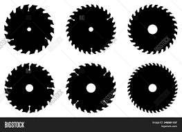 15 pcs replacement blades for silhouette cameo 3, 30/45/60 degree german carbide cutting blades with blade holder for cameo 3. Saw Blade Woodworking Vector Photo Free Trial Bigstock