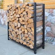 Holds 1 2 Face Cord Of Wood Firewood Storage Firewood Rack Outdoor Firewood Rack