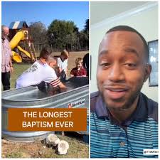 This is how some of us needed to be baptized