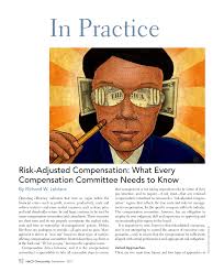 Risk-Adjusted Compensation: What Every Compensation Committee Needs to Know