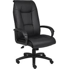 Some of these chairs can seem expensive. Boss Executive Leather Plus Chair W Padded Arm Knee Tilt Accuweather Shop
