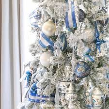 Maybe you would like to learn more about one of these? Wintry White Blue And Silver Christmas Tree