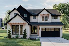 The best exterior paint colors for farmhouses. Plan 62881dj 5 Bed New American House Plan With In Law Suite In 2020 Modern Farmhouse Plans House Plans Farmhouse Brick Exterior House
