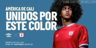 • el club más popular de colombia • pasión de un pueblo. America De Cali 2021 Home Away Kits Released Footy Headlines