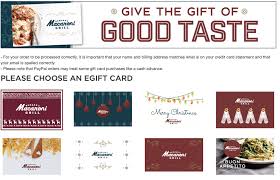 Check spelling or type a new query. Category Macaroni Grill The Gift Card Network