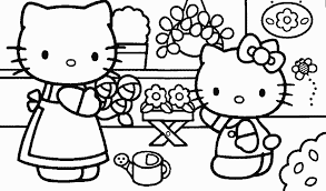 Hello kitty sirena 2 disegni da colorare gratis. Hello Kitty Da Colorare 123 Colorare Disegni Da Colorare Gratis