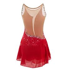 Artistico è una disciplina facente parte del pattinaggio di figura su ghiaccio. Vestito Da Pattinaggio Artistico Per Donna Da Ragazza Pattinaggio Sul Ghiaccio Vestiti Rosso Orlo Asimmetrico Elevata Elasticita Prestazioni Vestiti Da Pattinaggio Sul Ghiaccio Design Anatomico M