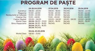 Search or browse our mall directory. Program Mall Uri Paste 2019 Ce Magazine Sunt Deschise In Ziua De Paste