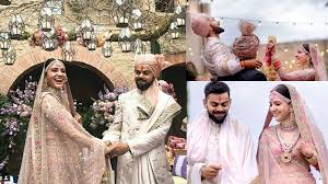 The couple, along with their respective families, took off to italy. Anushaka Sharma Virat Kohli Wedding Pics Photos 645959 Virat Anushka Wedding Mojly