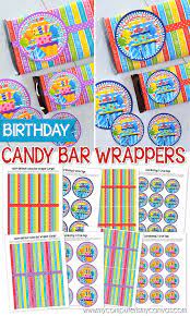 Print your own professionally designed candy bar wrappers for free. Printable Birthday Candy Bar Wrappers My Computer Is My Canvas