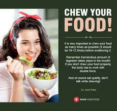 Food Chewing Nutrition Nutrition Advice Good Health Tips