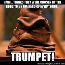 The Music Sorting Hat What Does It Mean By Thinks Marching Band Humor Band Jokes Band Humor