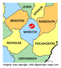 Webster Springs Wv Map Webster County, West Virginia Genealogy • Familysearch