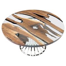 Divide the diameter by 2 to calculate the radius. Primitive 120 Round Resin Epoxy Dining Table For Sale At 1stdibs