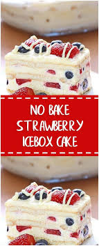 Ingredients 19 Oz Graham Crackers 8 Oz Cream Cheese Softened 2 3 4 Oz Packages Vanilla Instant Pudding Baked Strawberries Icebox Cake Eat Dessert