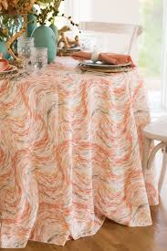Sunset Seaside Table Linen Linen Rentals Wedding Table Linen Runners Chair Covers Bbj Linen Table Linens Grey And Coral Seaside