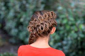 Kids braids hairstyles for girls. Diagonal Bow Braid Popular Hairstyles Cute Girls Hairstyles
