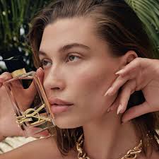 Hailey Bieber Wore An Off-The-Shoulder Top In Her YSL Project