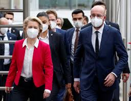 Ursula von der leyen says eu has reached covid vaccine target. Michel Von Der Leyen Waste Eu S Power Belgian Daily Daily Sabah