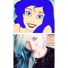 Blue Hair The Little Mermaid Tarryn Gordon The Little Mermaid Blue Hair Mermaid