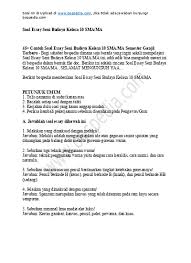 Gambar rancangan sebagai bahan dasar yang kemudian menjadi gambar. Soal Essay Geografi Kelas 10 Sma Ma Semester 2 Terbaru