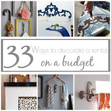 33 Ways To Decorate A Rental On A Budget Rental Decorating Apartment Decor Rental House Decorating