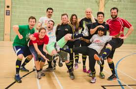 One player against all the other players; 3 Reasons Why Playing Dodgeball Is The Best Way To Meet New People Go Mammoth