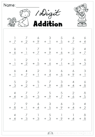 1st grade addition and subtraction problems. Adding Worksheets Kindergarten Double Digit Addition Kids Math Subtraction Touch Generator Puzzle Grade Seventh Practice Multiplication Division Word Problems Points Sumnermuseumdc Org