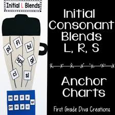 Initial Consonant Blend Anchor Charts Bonus Partner Games