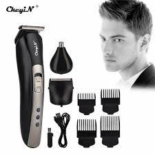 Professional Men Electric Lcd Hair Clipper Trimmer Haircut Machine Barber Shaver Unbranded Electric Hair Clippers Nose Hair Trimmer Razored Haircuts