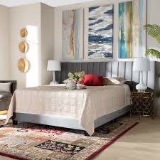 Large macrame headboard, removable headboard, headboard king, queen headboard safavieh sapphire modern glam tufted headboard designed for the glamourous boudoir, this modern. Silver Orchid Trouhanowa Glam And Luxe Upholstered Panel Bed With Extra Wide Headboard Overstock 30767183