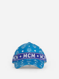 mcm hats mec9s2k05 whitelogotblue