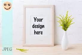 Wooden Frame Mockup With Grass Graphic By Tasipas Creative Fabrica Design Mockup Free Frame Mockups Psd Mockup Template