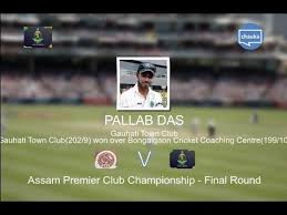 Pallab Das Scores 96 of 124 Balls