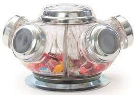 Diy candy jarsin this video i show you how to create diy candy jars using a clay pot and a glass bowl. Revolving Candy Jar Candy Jars Jar Candy Stand