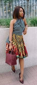 Plus size african print skirt. African Attire Dresses For Young Ladies African Prints African Attire African Fashion Designers African Fashion Dresses