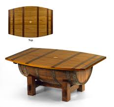 Then, think about the color of the base. Coffee Table Kentucky Oak Bourbon Barrel Furniture