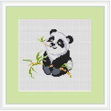 Cross stitch kit europe , diamond panda , anime cross stitch , cross stitch package , embroidery cross stitch kit printed pattern. Panda Cross Stitch Pattern Funny Bear Pdf Pattern Funny Cross Stitch