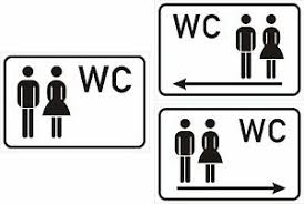 Verschluss mit besetzt und frei schild für die wc tür aus eisen antik. Schild Turschild Mit Oder Ohne Pfeile Wc 15x20 Bis 30x40 Toilettenschild 00 Ebay