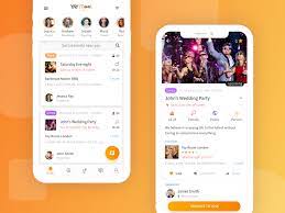 This excellent mobile app design software has more than 15 layouts, over 10 psd files and over 50 custom ui elements essential for software developers and ios app designers. Social Create Book Event Party App Design Uplabs